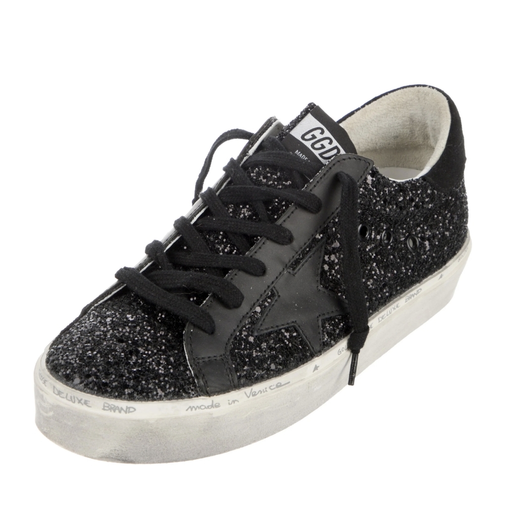 Golden Goose Hi Star Printed Glitter Accents IT 40
